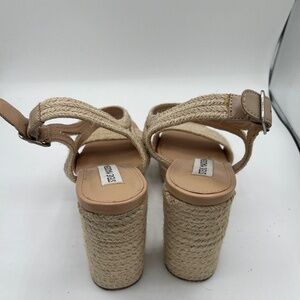 Tan woven sandal
